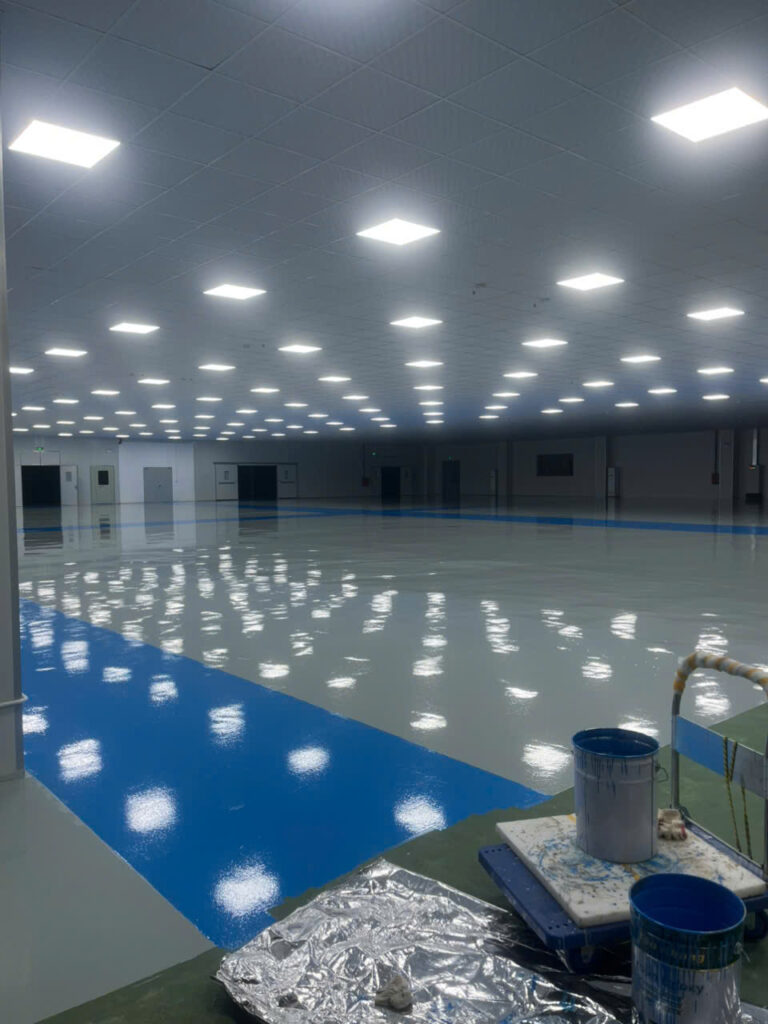 thi công sàn epoxy